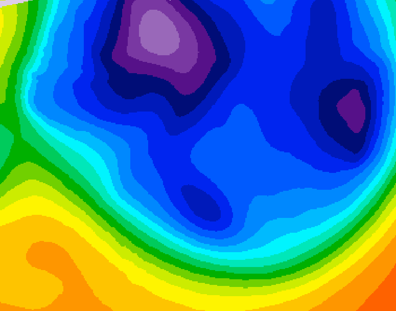 GDPS 500 millibar geopotential height 066 hour forecast chart for Canada based on 2025/12/10 1200Z data