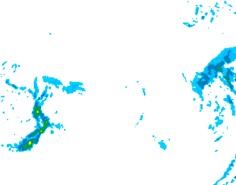 GDPS precipitation 138 hour forecast chart for Canada based on 2025/12/10 0000Z data