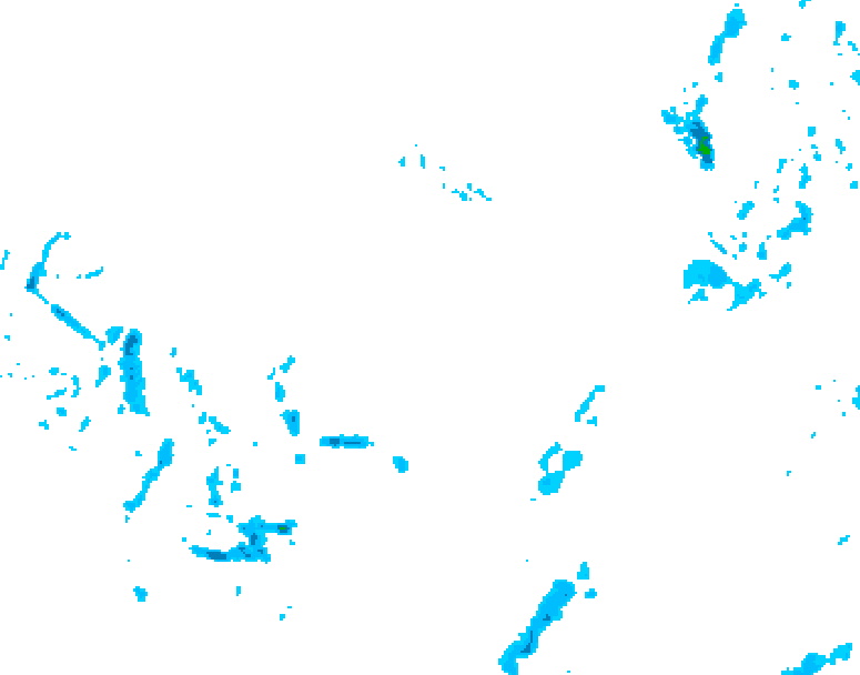 GDPS precipitation 186 hour forecast chart for Canada based on 2025/12/10 0000Z data