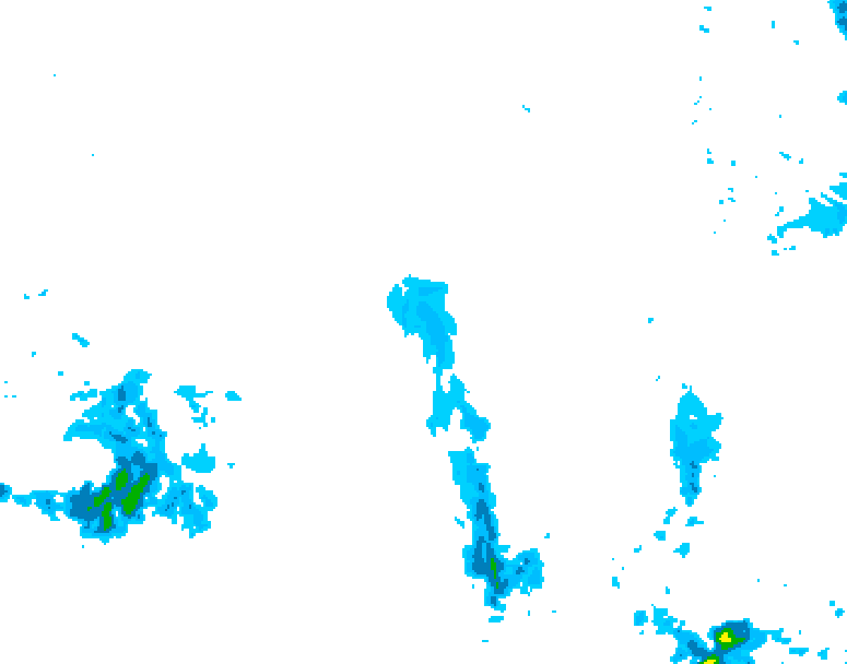 GDPS precipitation 210 hour forecast chart for Canada based on 2025/12/10 0000Z data