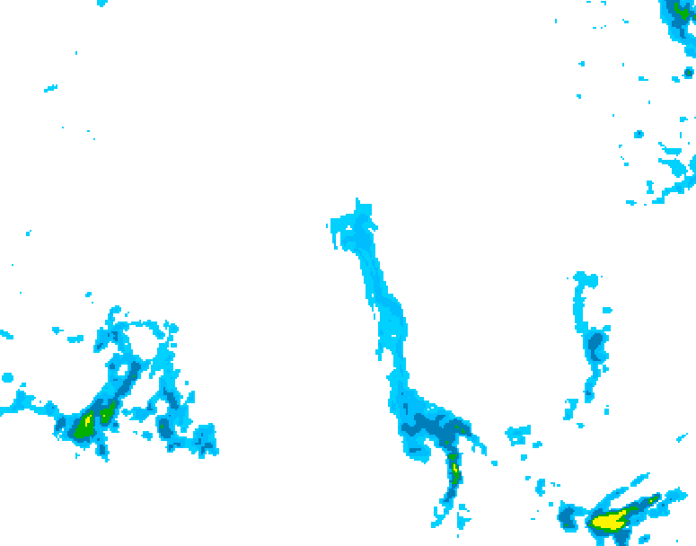 GDPS precipitation 216 hour forecast chart for Canada based on 2025/12/10 0000Z data