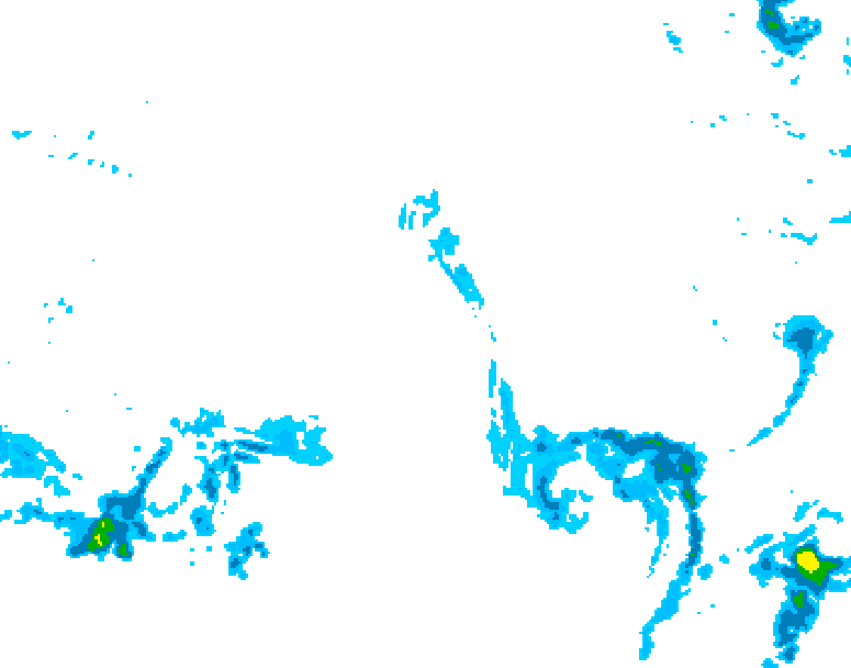 GDPS precipitation 228 hour forecast chart for Canada based on 2025/12/10 0000Z data