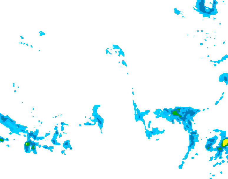 GDPS precipitation 234 hour forecast chart for Canada based on 2025/12/10 0000Z data