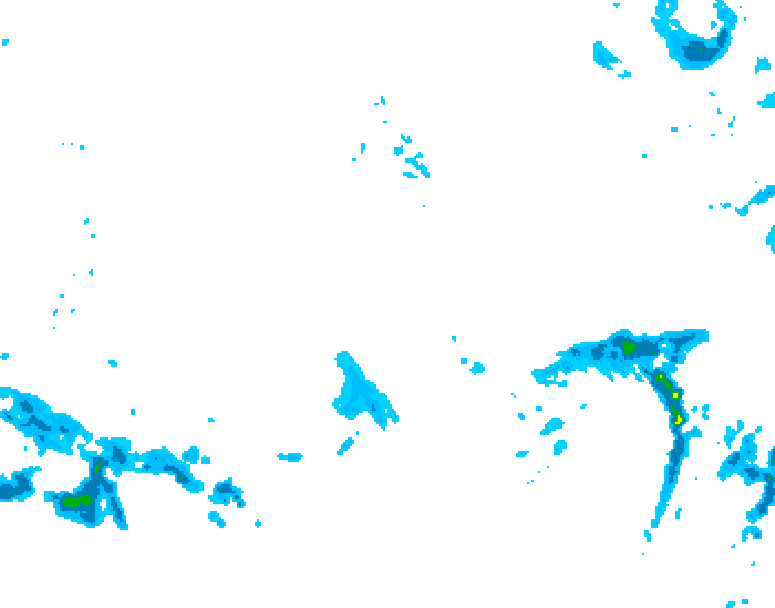 GDPS precipitation 240 hour forecast chart for Canada based on 2025/12/10 0000Z data