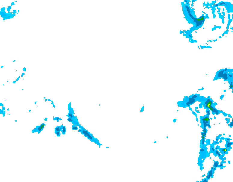 GDPS precipitation 024 hour forecast chart for Canada based on 2025/12/10 1200Z data