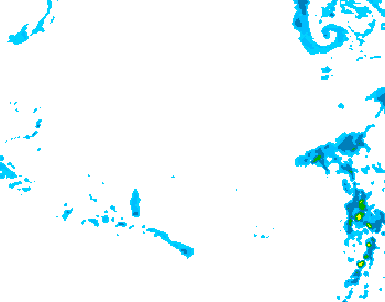 GDPS precipitation 030 hour forecast chart for Canada based on 2025/12/10 1200Z data