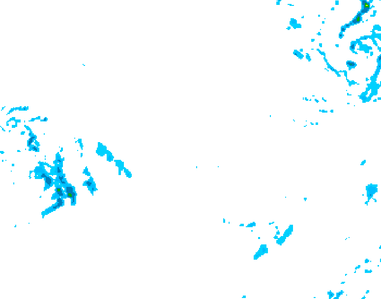 GDPS precipitation 090 hour forecast chart for Canada based on 2025/12/10 1200Z data