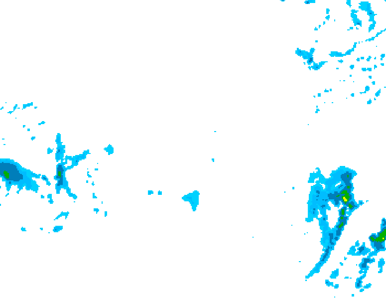 GDPS precipitation 108 hour forecast chart for Canada based on 2025/12/10 1200Z data