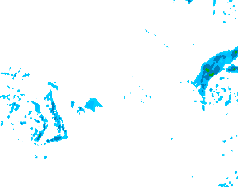 GDPS precipitation 138 hour forecast chart for Canada based on 2025/12/10 1200Z data