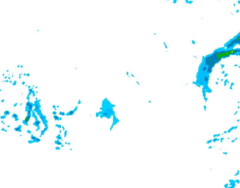 GDPS precipitation 144 hour forecast chart for Canada based on 2025/12/10 1200Z data