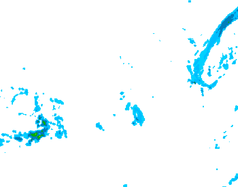GDPS precipitation 156 hour forecast chart for Canada based on 2025/12/10 1200Z data