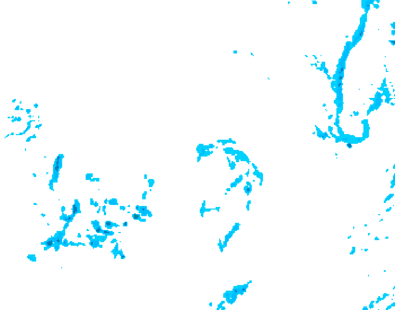 GDPS precipitation 168 hour forecast chart for Canada based on 2025/12/10 1200Z data
