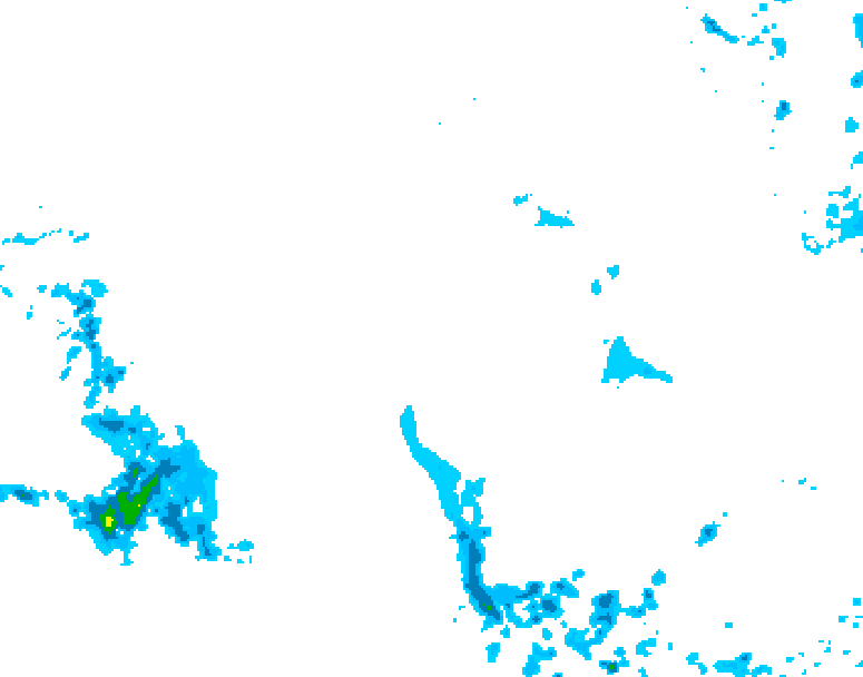 GDPS precipitation 192 hour forecast chart for Canada based on 2025/12/10 1200Z data