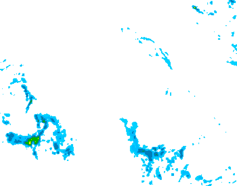 GDPS precipitation 198 hour forecast chart for Canada based on 2025/12/10 1200Z data