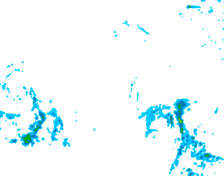 GDPS precipitation 216 hour forecast chart for Canada based on 2025/12/10 1200Z data