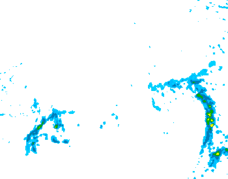 GDPS precipitation 234 hour forecast chart for Canada based on 2025/12/10 1200Z data