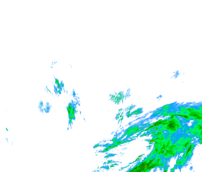 Weather radar data valid at 2025/12/10 16:12 UTC