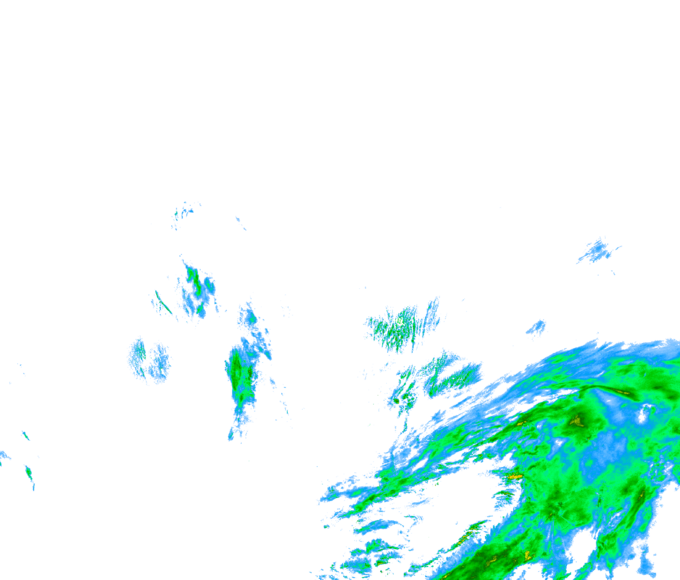 Weather radar data valid at 2025/12/10 16:24 UTC