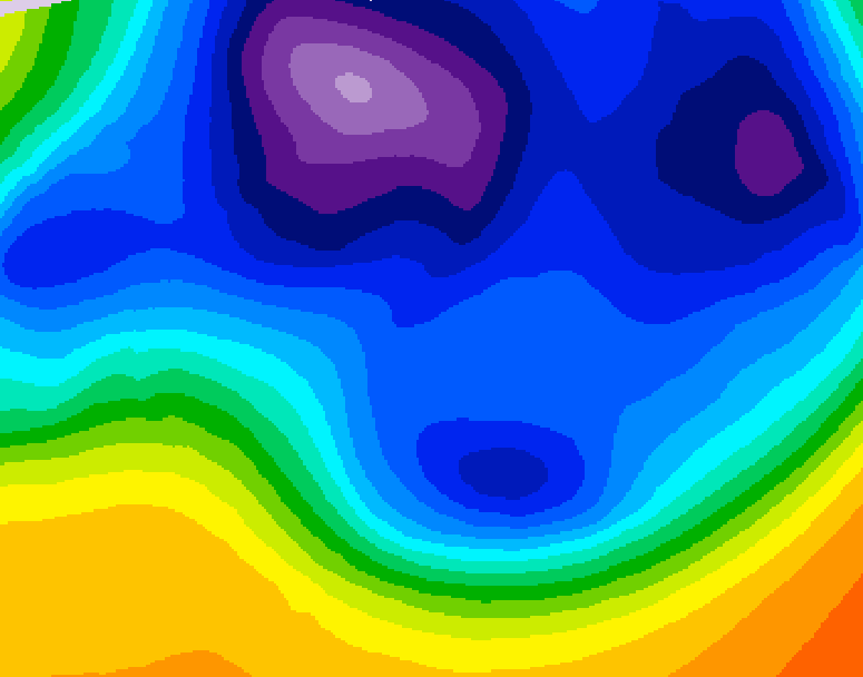GDPS 500 millibar geopotential height 066 hour forecast chart for Canada based on 2025/12/11 0000Z data