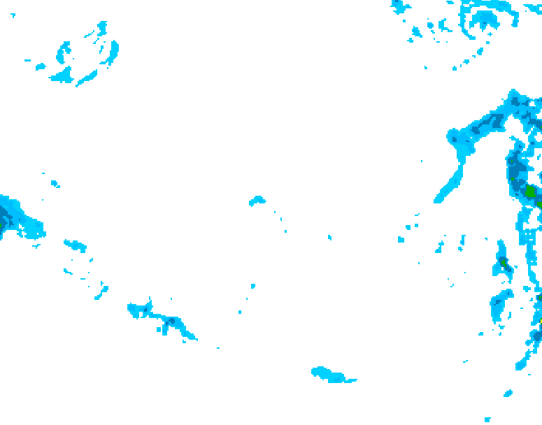 GDPS precipitation 030 hour forecast chart for Canada based on 2025/12/11 0000Z data