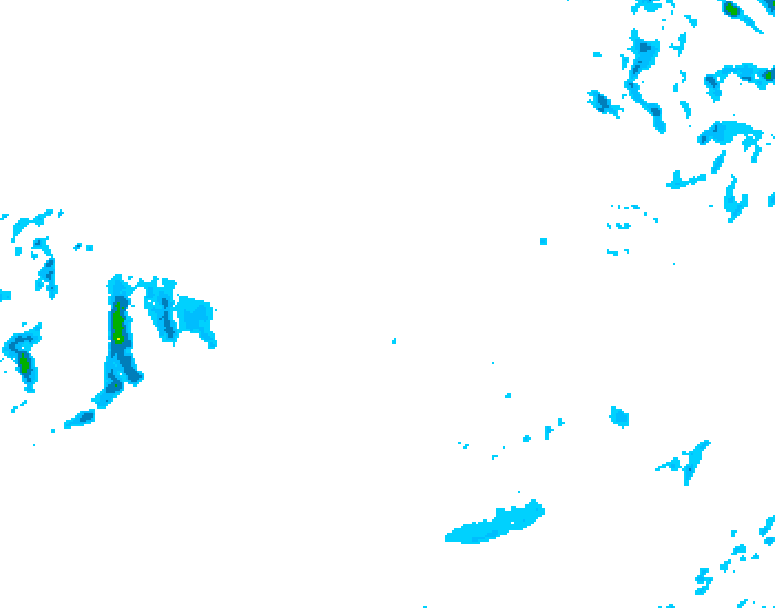 GDPS precipitation 072 hour forecast chart for Canada based on 2025/12/11 0000Z data