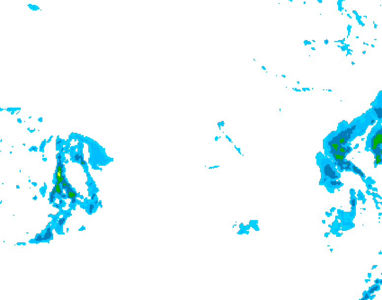 GDPS precipitation 114 hour forecast chart for Canada based on 2025/12/11 0000Z data