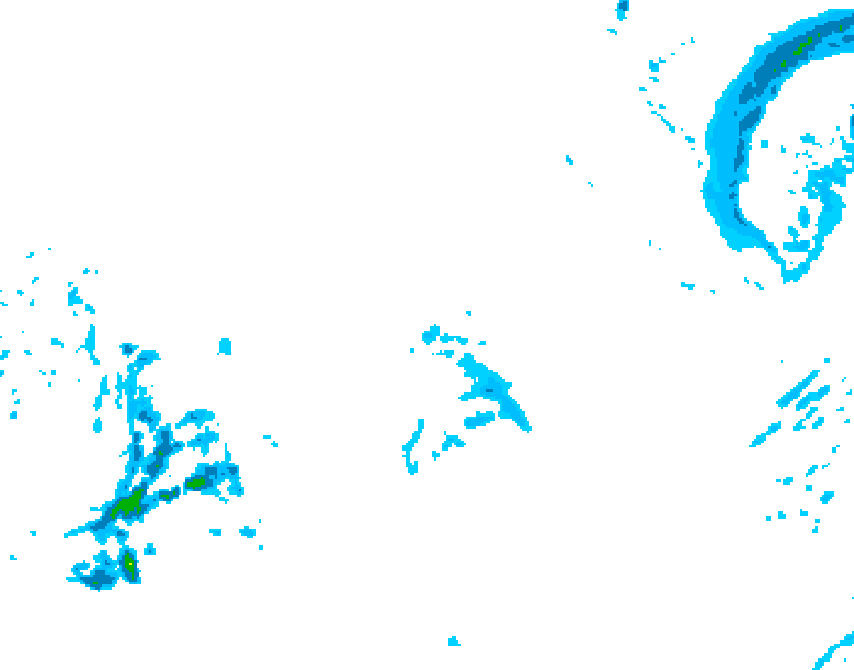 GDPS precipitation 144 hour forecast chart for Canada based on 2025/12/11 0000Z data