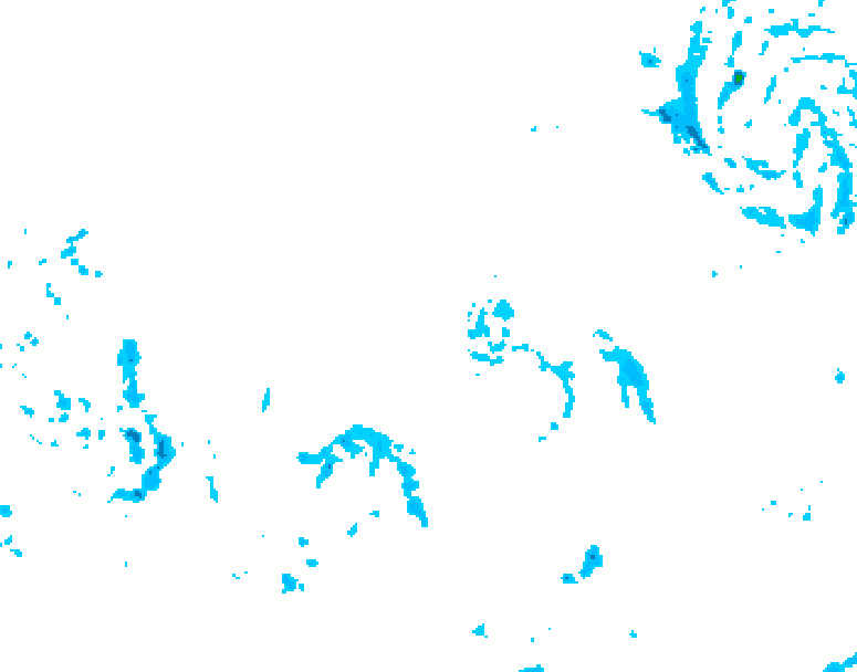 GDPS precipitation 162 hour forecast chart for Canada based on 2025/12/11 0000Z data