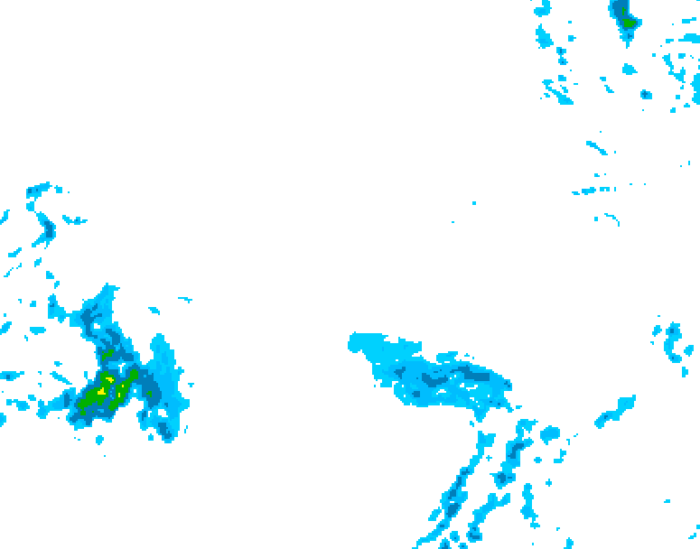GDPS precipitation 186 hour forecast chart for Canada based on 2025/12/11 0000Z data