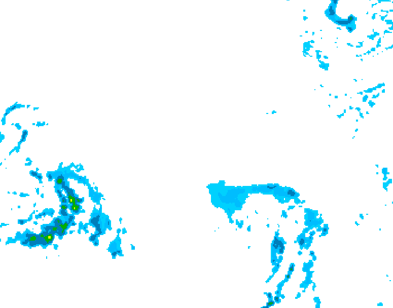 GDPS precipitation 192 hour forecast chart for Canada based on 2025/12/11 0000Z data