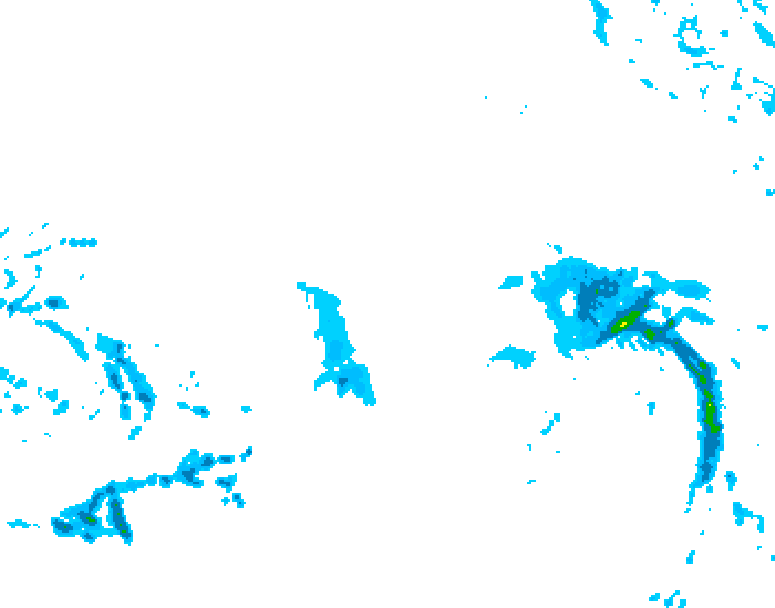 GDPS precipitation 216 hour forecast chart for Canada based on 2025/12/11 0000Z data