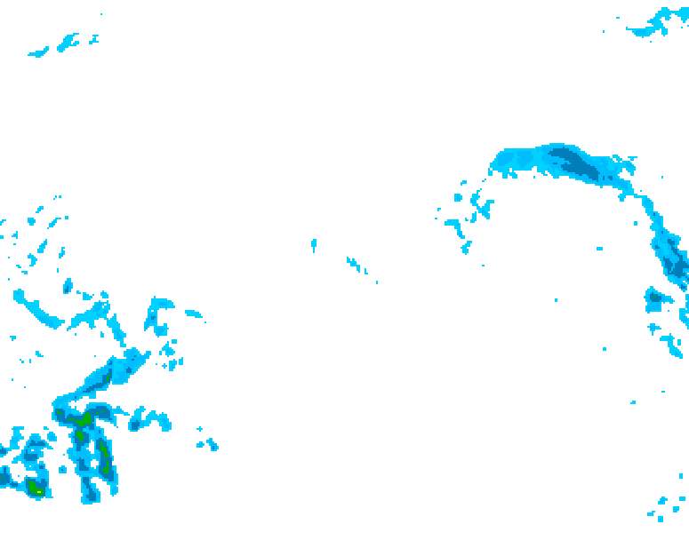 GDPS precipitation 240 hour forecast chart for Canada based on 2025/12/11 0000Z data