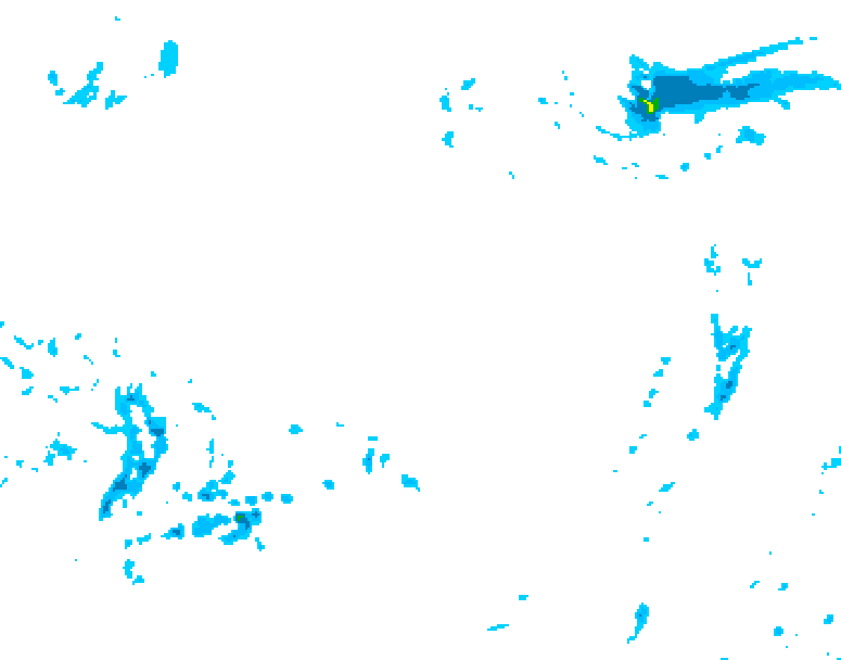 GDPS precipitation 240 hour forecast chart for Canada based on 2025/12/11 1200Z data