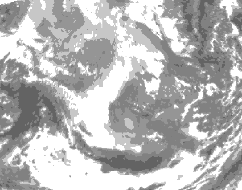 GDPS total cloud 066 hour forecast chart for Canada based on 2025/12/11 0000Z data