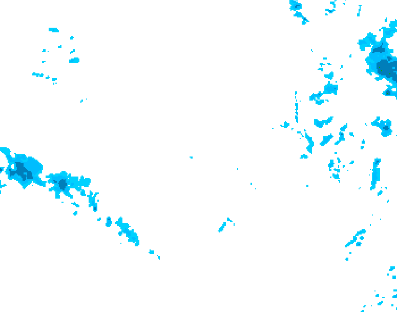 GDPS precipitation 018 hour forecast chart for Canada based on 2025/12/12 0000Z data