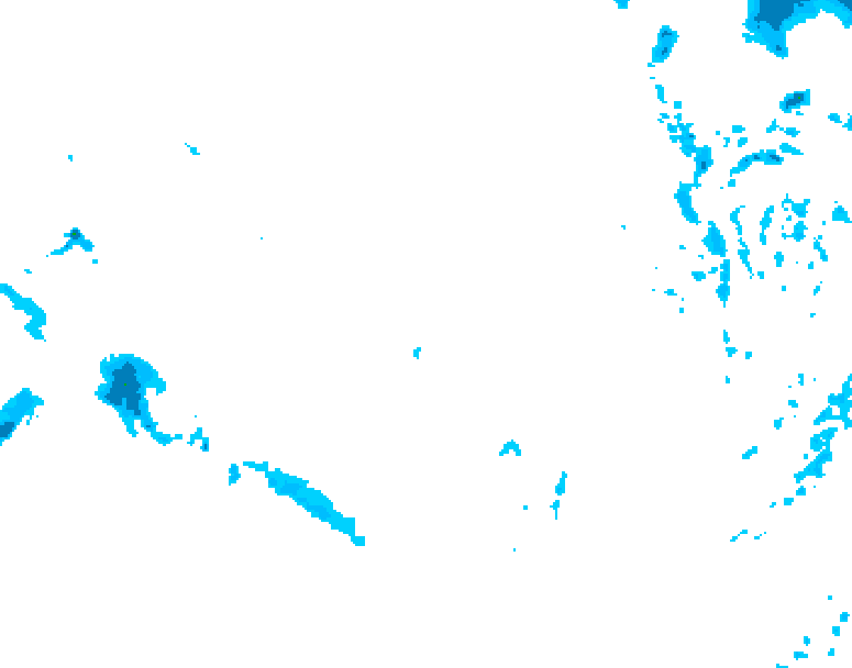 GDPS precipitation 030 hour forecast chart for Canada based on 2025/12/12 0000Z data