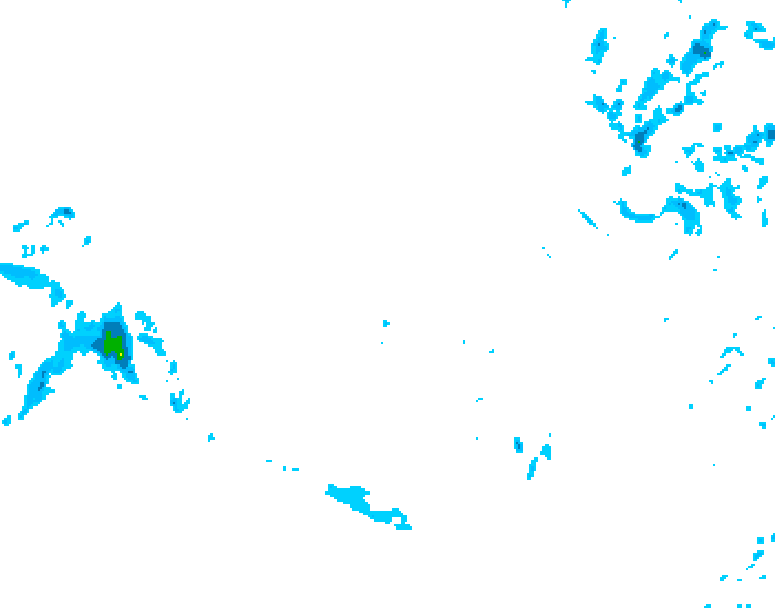 GDPS precipitation 036 hour forecast chart for Canada based on 2025/12/12 0000Z data