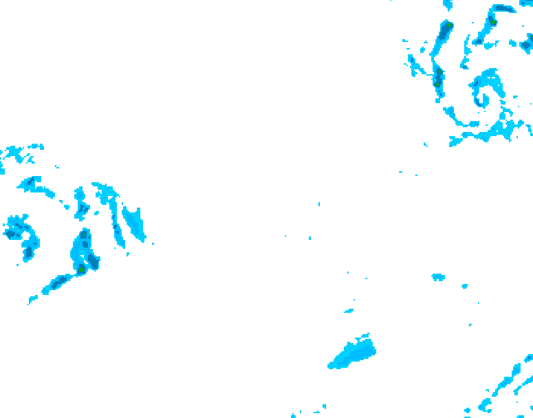 GDPS precipitation 048 hour forecast chart for Canada based on 2025/12/12 0000Z data