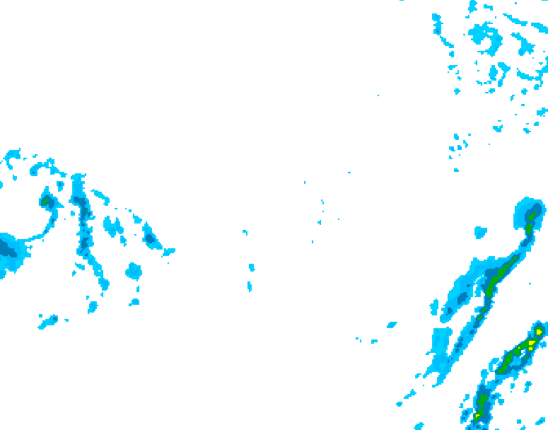 GDPS precipitation 066 hour forecast chart for Canada based on 2025/12/12 0000Z data