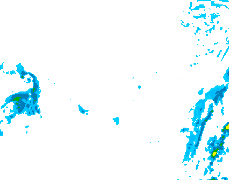 GDPS precipitation 072 hour forecast chart for Canada based on 2025/12/12 0000Z data
