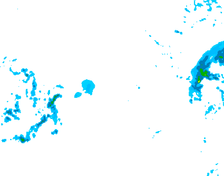 GDPS precipitation 096 hour forecast chart for Canada based on 2025/12/12 0000Z data