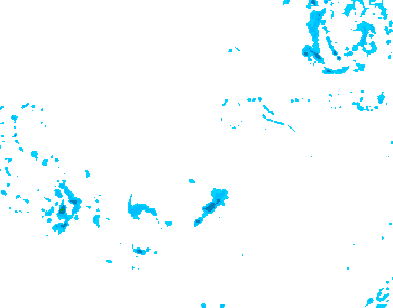 GDPS precipitation 138 hour forecast chart for Canada based on 2025/12/12 0000Z data