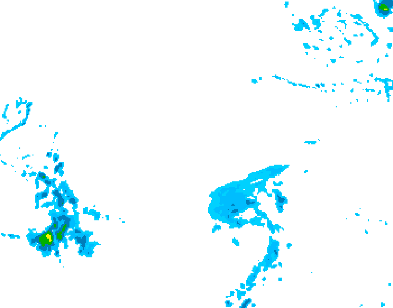 GDPS precipitation 162 hour forecast chart for Canada based on 2025/12/12 0000Z data