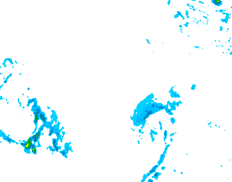 GDPS precipitation 168 hour forecast chart for Canada based on 2025/12/12 0000Z data