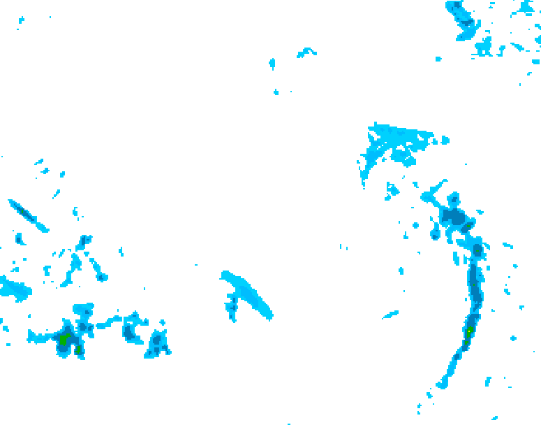 GDPS precipitation 186 hour forecast chart for Canada based on 2025/12/12 0000Z data
