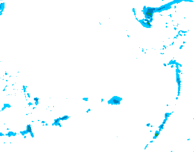 GDPS precipitation 240 hour forecast chart for Canada based on 2025/12/12 0000Z data