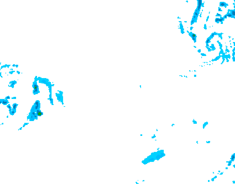 GDPS precipitation 036 hour forecast chart for Canada based on 2025/12/12 1200Z data