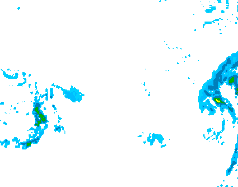GDPS precipitation 078 hour forecast chart for Canada based on 2025/12/12 1200Z data
