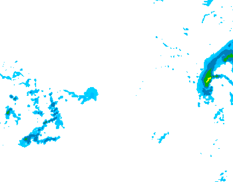 GDPS precipitation 084 hour forecast chart for Canada based on 2025/12/12 1200Z data