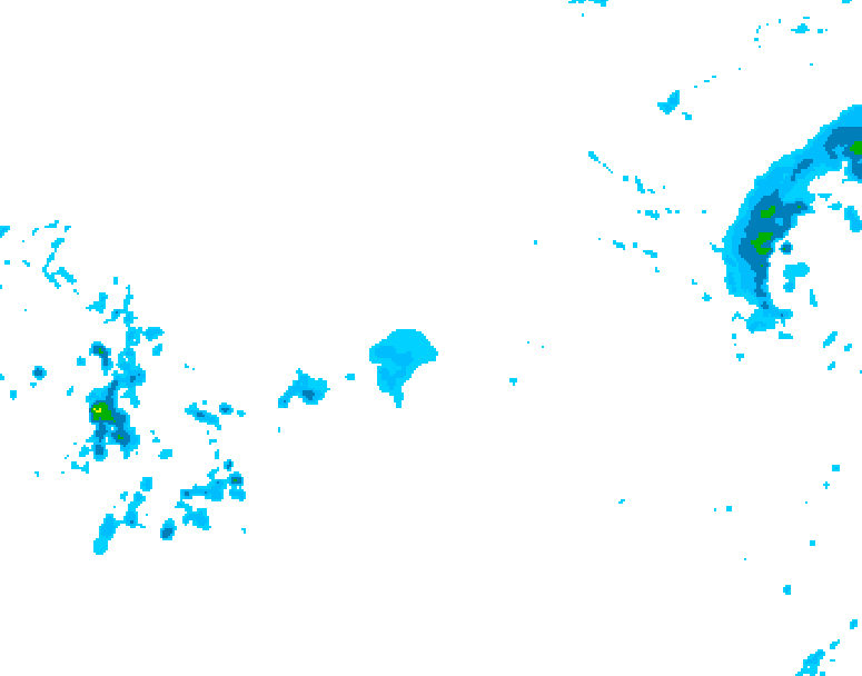 GDPS precipitation 090 hour forecast chart for Canada based on 2025/12/12 1200Z data